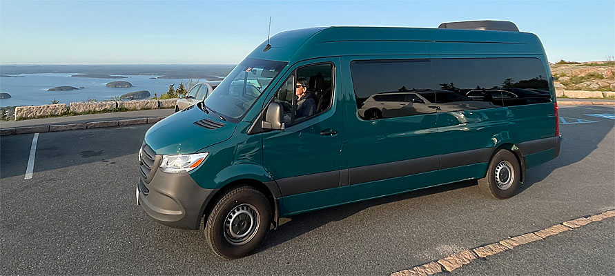 Cadillac Mtn Summit Shuttle is a profit-for-purpose social enterprise, based in Bar Harbor, Maine. We aim to provide convenient, environmentally friendly transportation to the summit of Cadillac Mountain, while also contributing significantly to the local economy and community. 